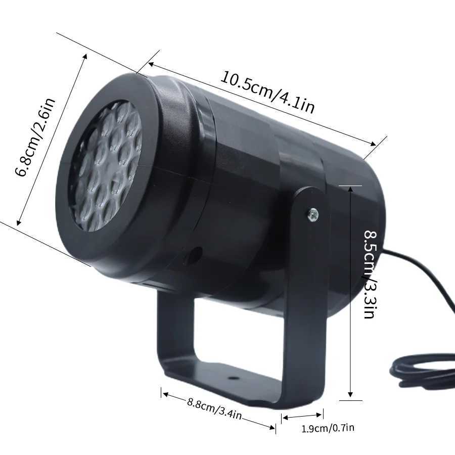 USB Power Halloween Decoration Projector Light Pumpkin Spider Bat Dynamic Pattens Projector Night Light for Bedroom Room Party W251107