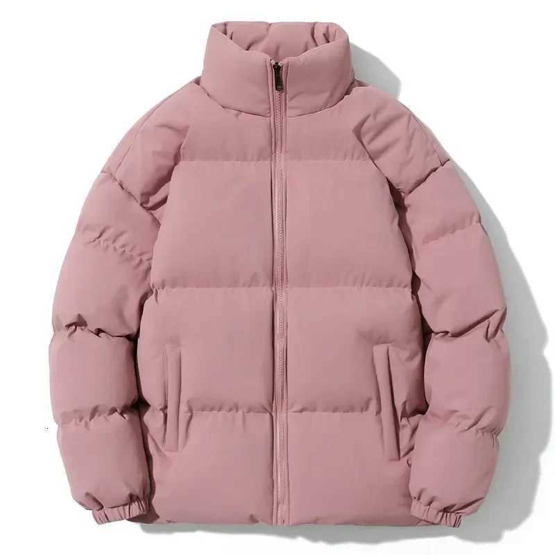 Mens Winter Parkas Casual Oversize Stand Collar Thick Warm Jacket Mens Coat Loose Parkas Man Women Fashion and Leisure CoatsT251107