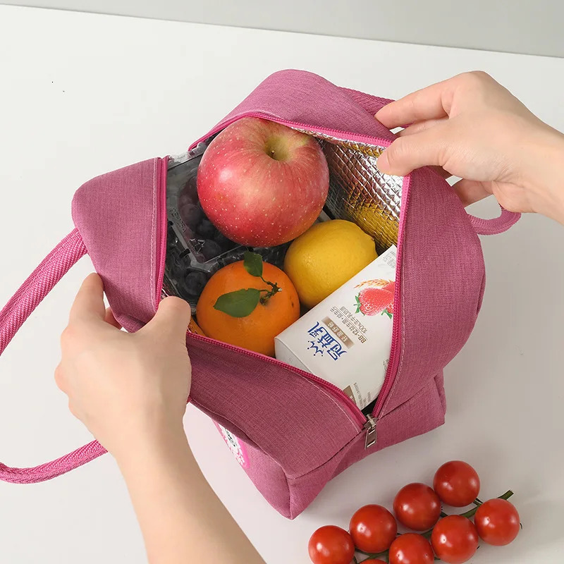 Fashionable beer lunch bag childrens large capacity handbag picnic beverage box outdoor office food 250401