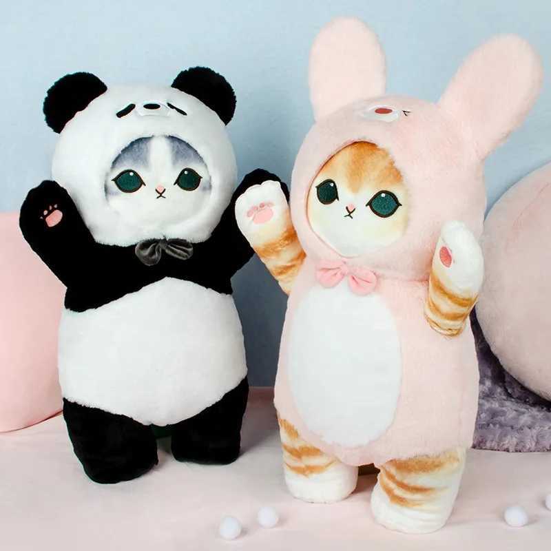 Kawaii 25cm Mofusand Drag Bear Cow Dinosaur Plush Doll Japanese Cartoon Cat Decorative Toy Plush Pillow Gift C251107