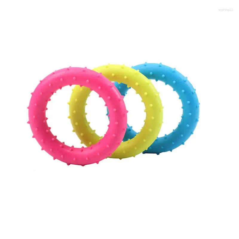Update 1Pcs Anti Bite Training Ring Puller Diameter 8Cm Dog Toy High Quality Chewing Thorn Pet