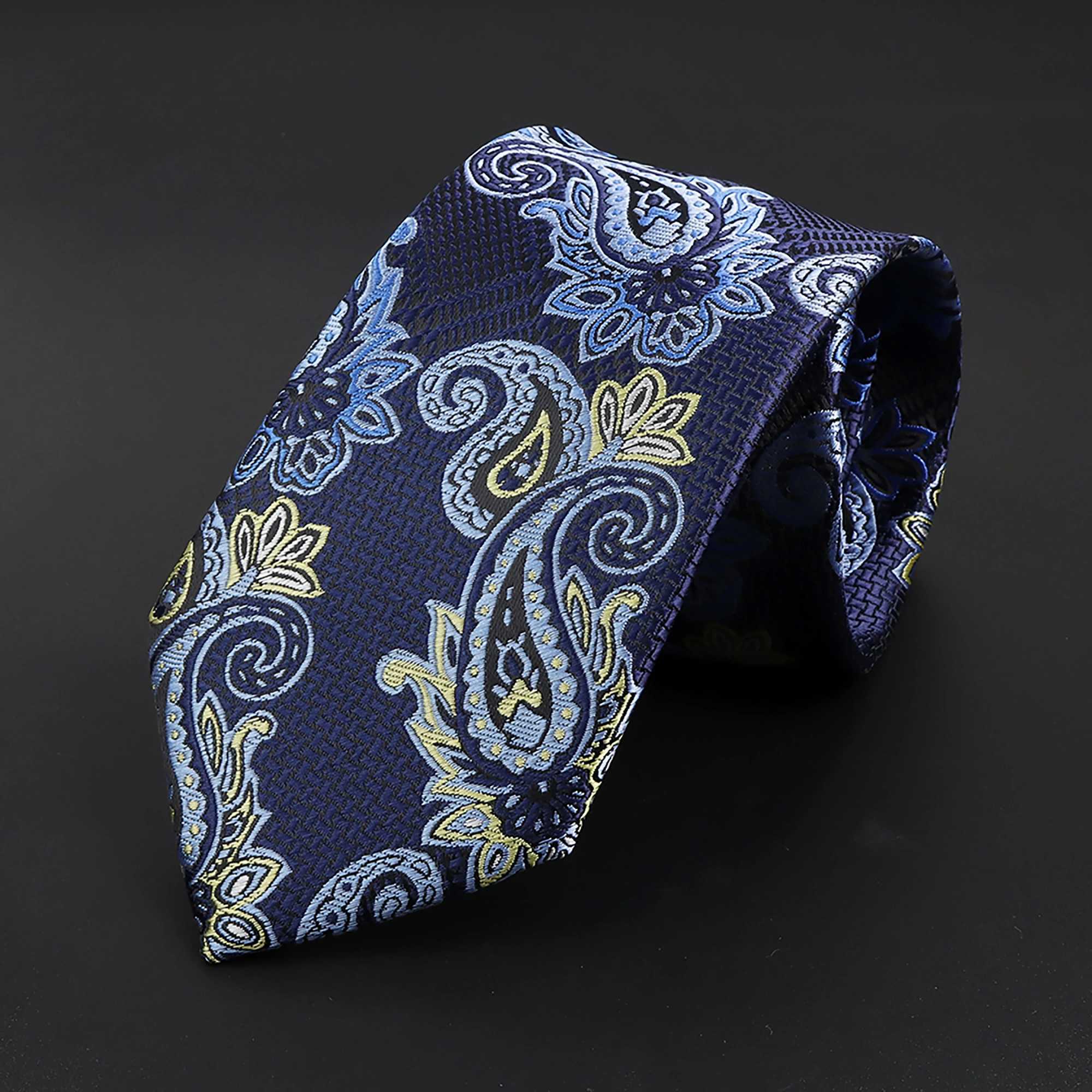 New Design Business Paisley Men Tie Red Blue Green Purple Slim Skinny 6cm Necktie Luxury Jacquard Wedding Party Cravat Accessory X250407