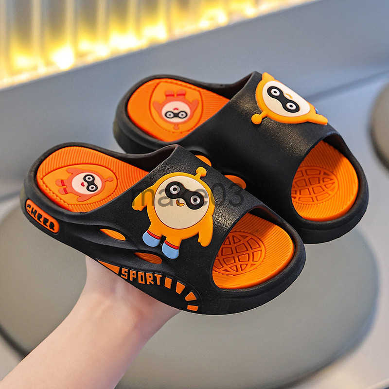Childrens sandals parent-child new style for men and women summer cartoon soft bottom anti slip home shower outdoor bathroom J250403