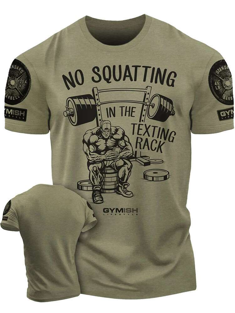 3D Printed Recover Fully Workout Funny Gym High Quality Cotton Men's Short Sleeves Muscle Man Tough Guy T-Shirt