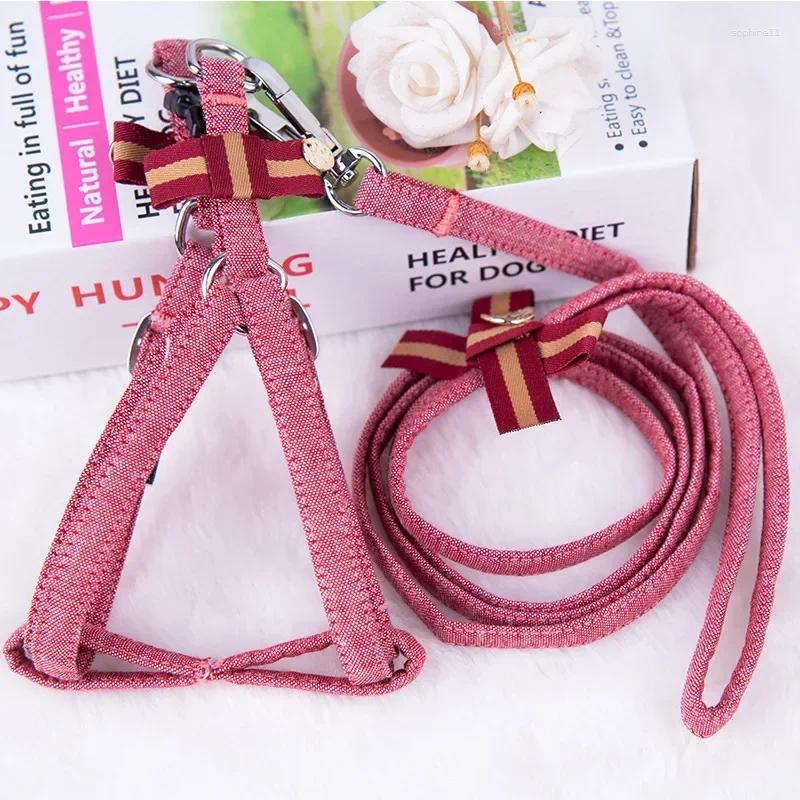 Update Dog Chest Strap Traction Rope Cat Teddy Small Chain Vest Walking Pet Supplies