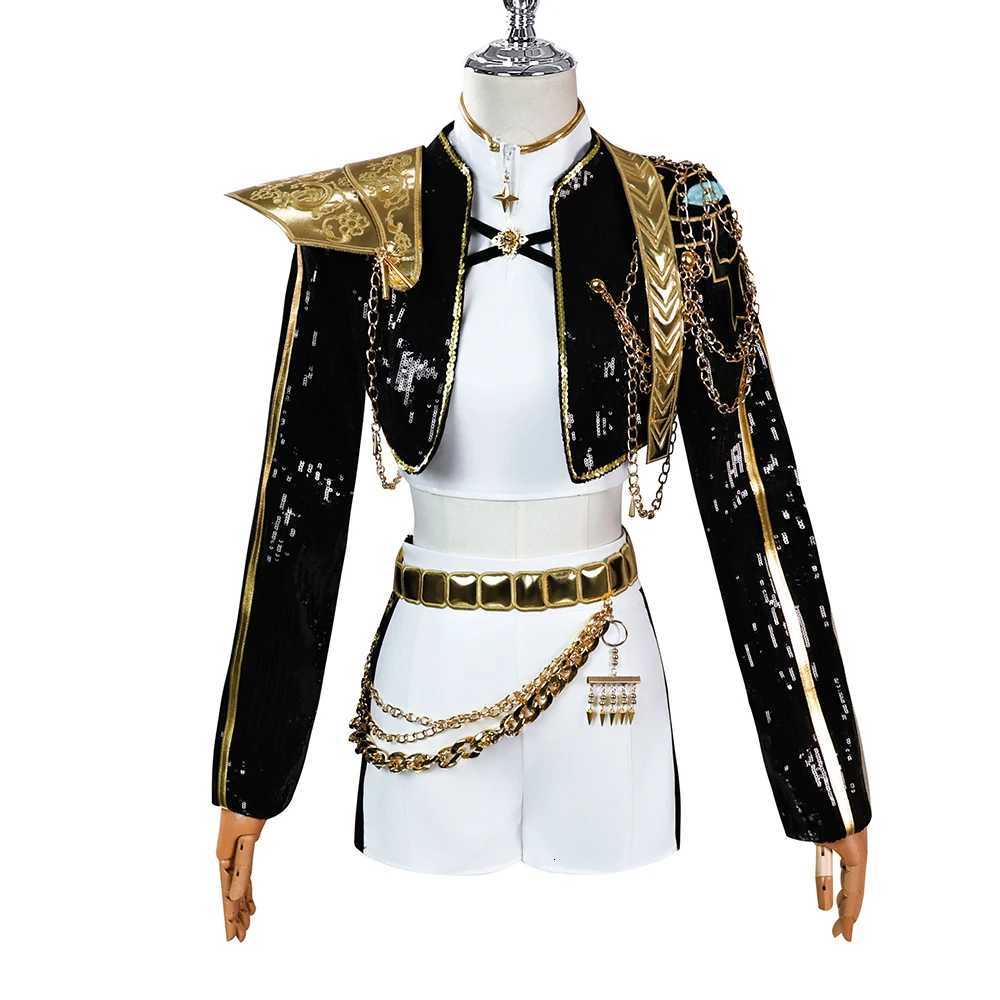 Designer baby 2026 Black Golden Rumi Zoey Mira Kpop Demon Hunters Cosplay Costume Girls Suit Kids Adult Halloween Party Role Playing Outfit Free Shipp