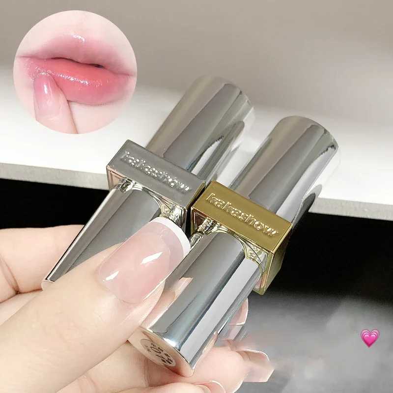 Anti aging lipstick silver tube lipstick long-lasting moisturizing lipstick womens winter makeup lipstick oil W250407