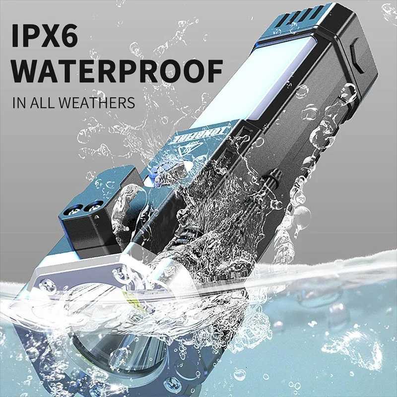 Multifunctional Flashlight Window Glasses Breaker with Car Safety Hammer for Men Dad and Camping Hiking Fishing OutdoorW251106