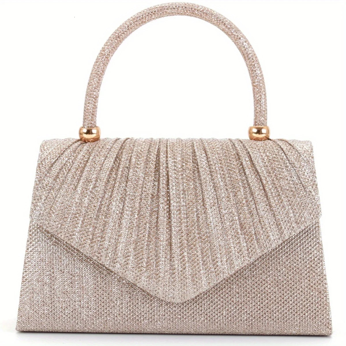 JIOMAY Womens Classic Folded Handbag with Detachable Shoulder Strap and Elegant Cross Body Bag Suitable for High End Wedding Parties 250402