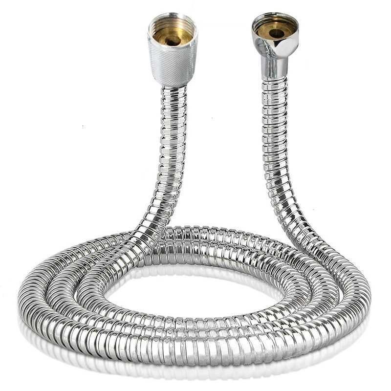 Stainless Steel ible Shower Hose Long Bathro Shower Water Hose Extension Plumbing Pipe Pling Tube Bathro Accessories Y251107