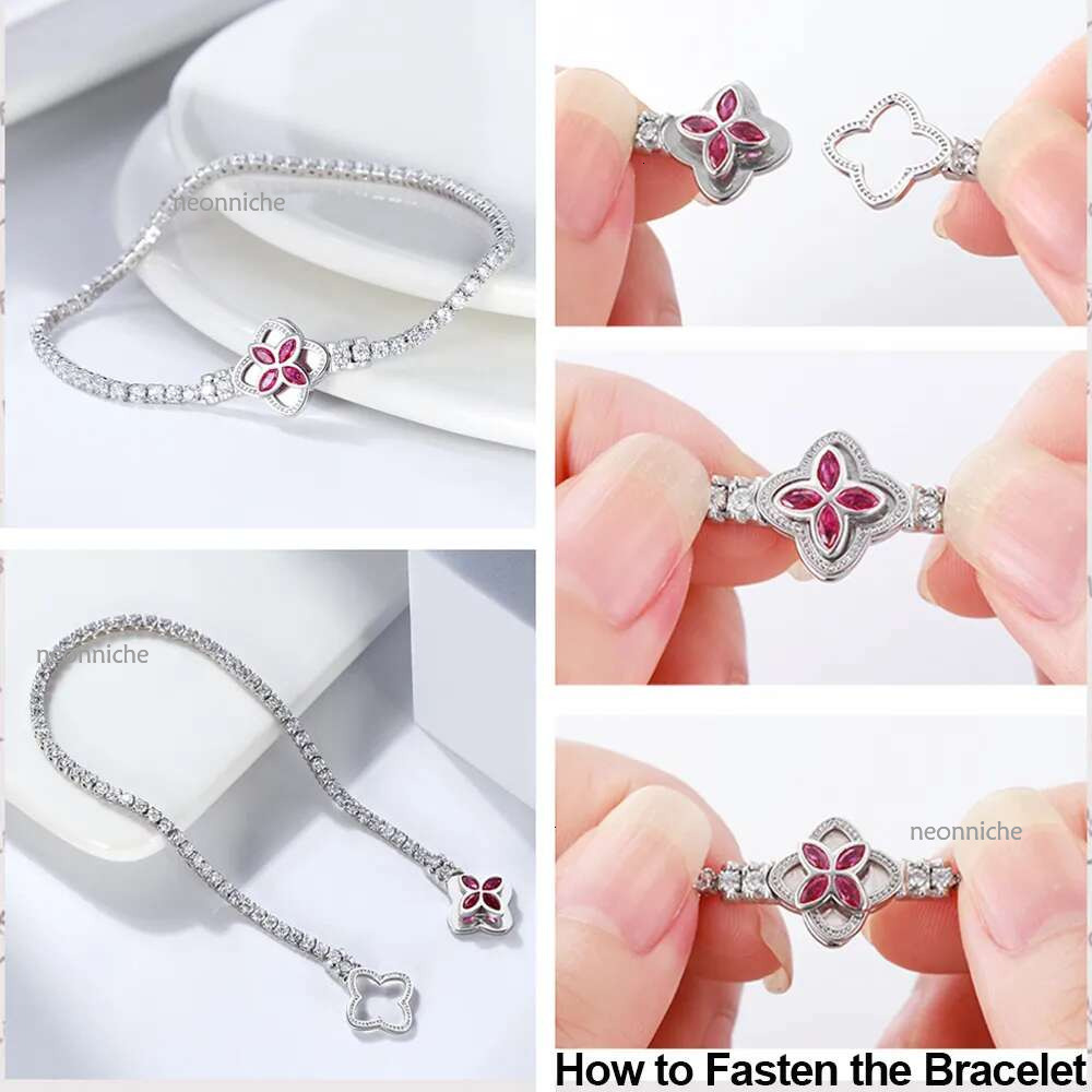 High quality Customizable Dia Chain Jewelry Sterg Sier 2mm 3mm 4mm CZ Cubic Zirconia Fashion charm Tennis moissanite Bracelet men women Hip hop