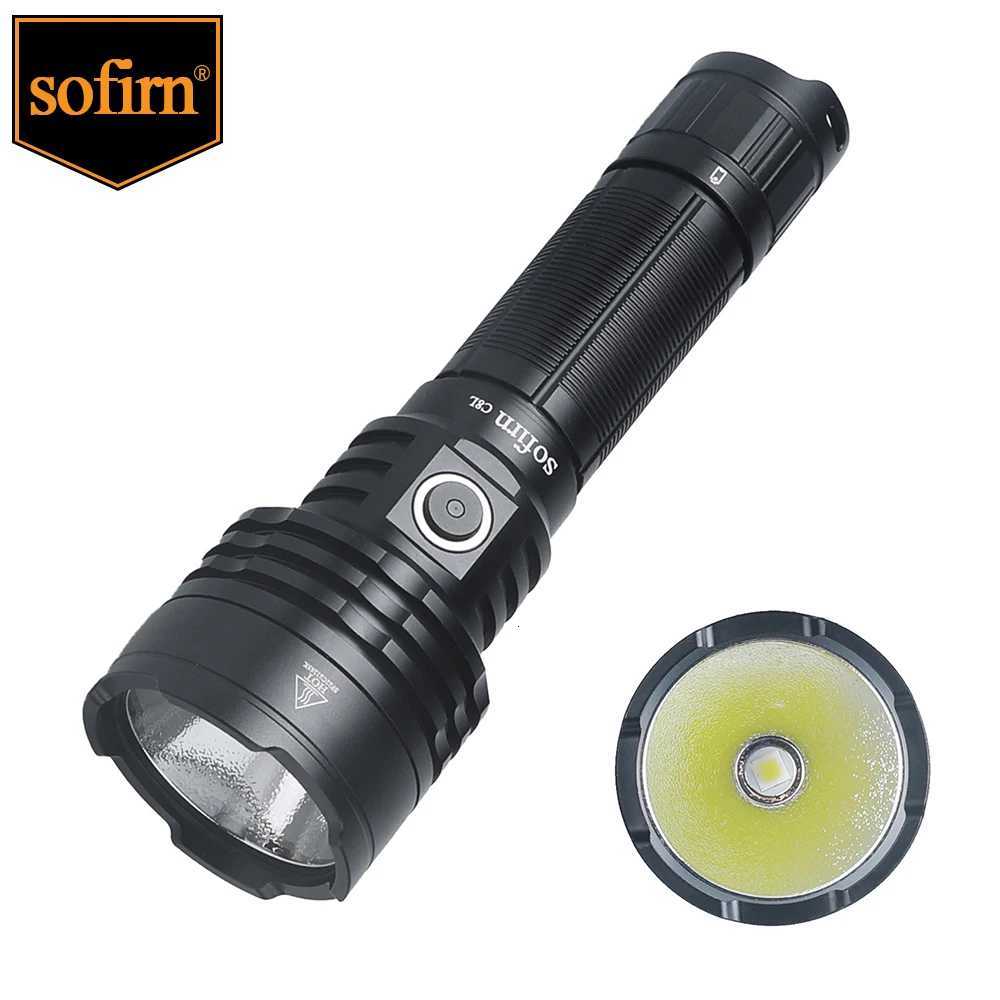 Sofirn C8L 21700 3100lm Flashlight Powerful Tactical USB-C Rechargeable XHP50D HI LED Torch EDC Outdoor Hunting LanternW251106