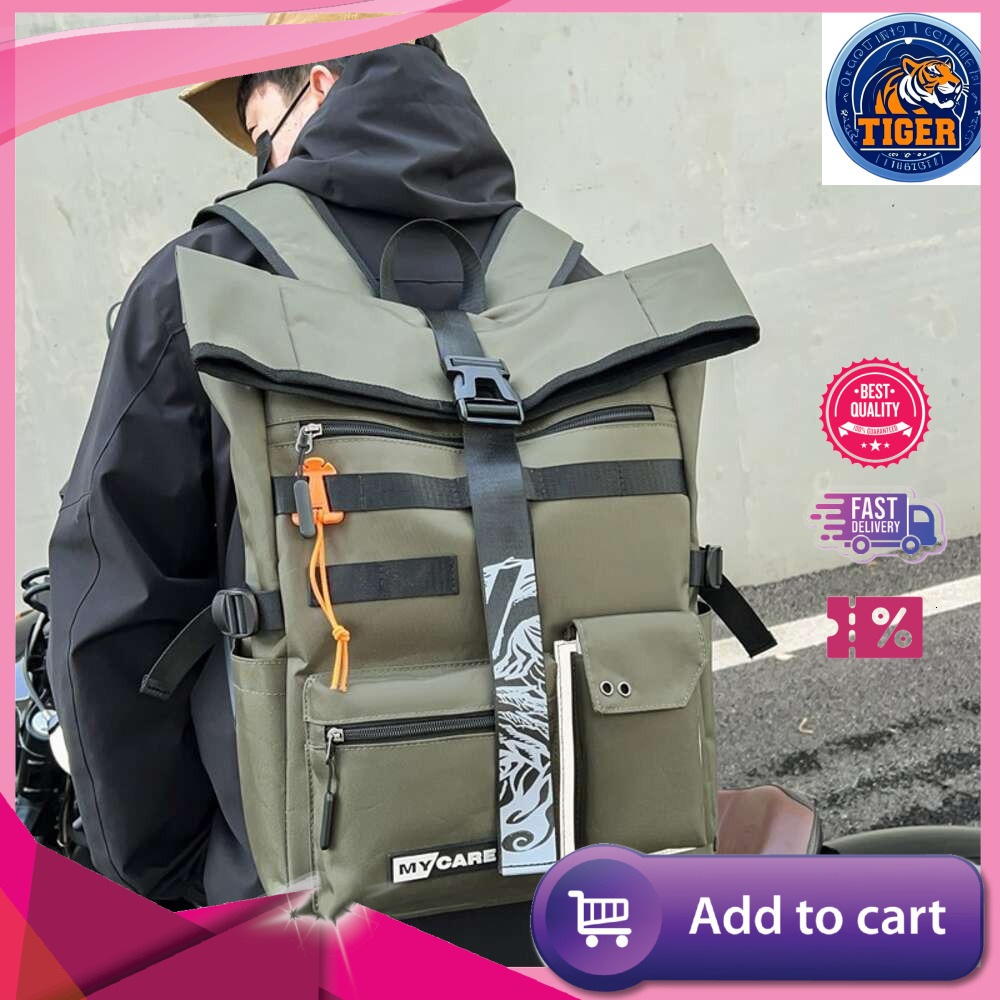 Ddmytiger Ddmytiger New Korean Version High End Men S For Leisure Sports Travel Business Trips Roll Up Luggage Backpack Student H