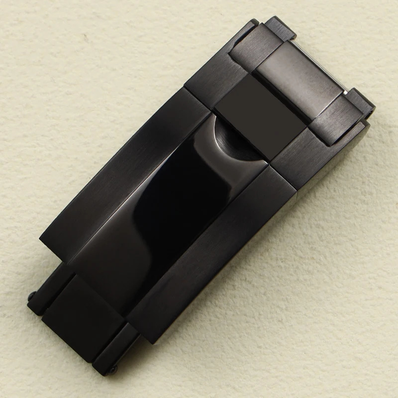 9x16mm Metal Watch Band Clasp for Rolex DAYTONA SUBMARINER GMT YachtMaster Stainless Steel Adjustable Button Buckle 251107