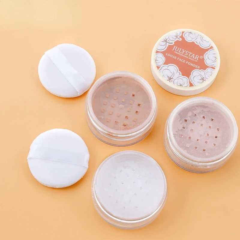 Mini makeup facial powder anti water surface powder used for setting or foundation matte finish compact facial powder pad foundationXJ250407