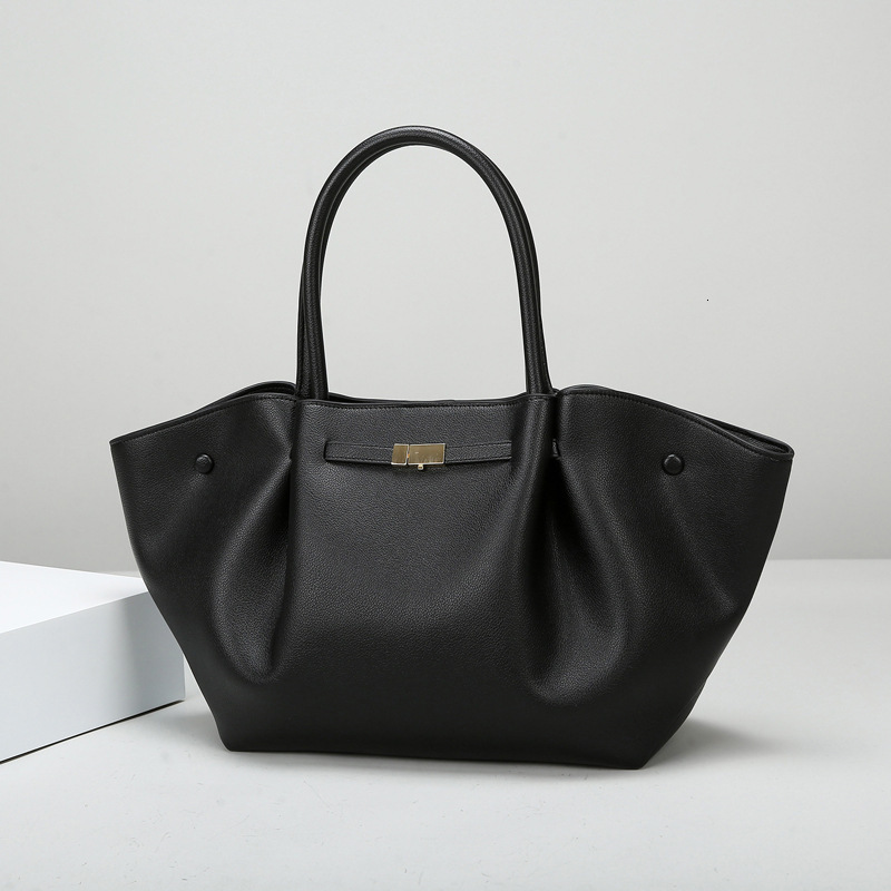 2025 New Wing Bag Women's Large Capacity Tote Bag Commuter PU Leather Underarm Handbag