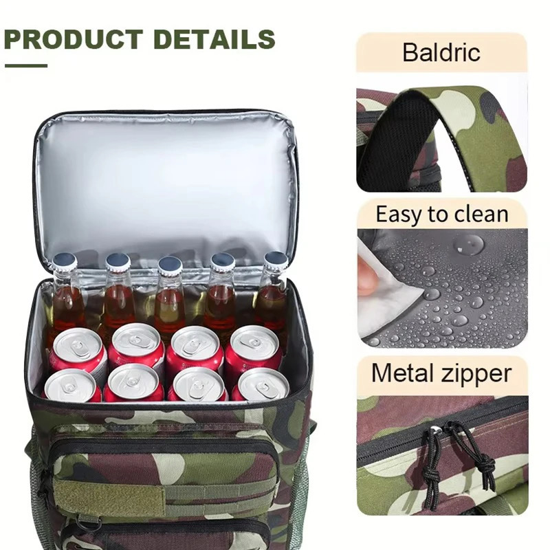 Tactical backpack mens travel bag survival outdoor hiking hunting fishing 30L tactical cooler picnic 250401