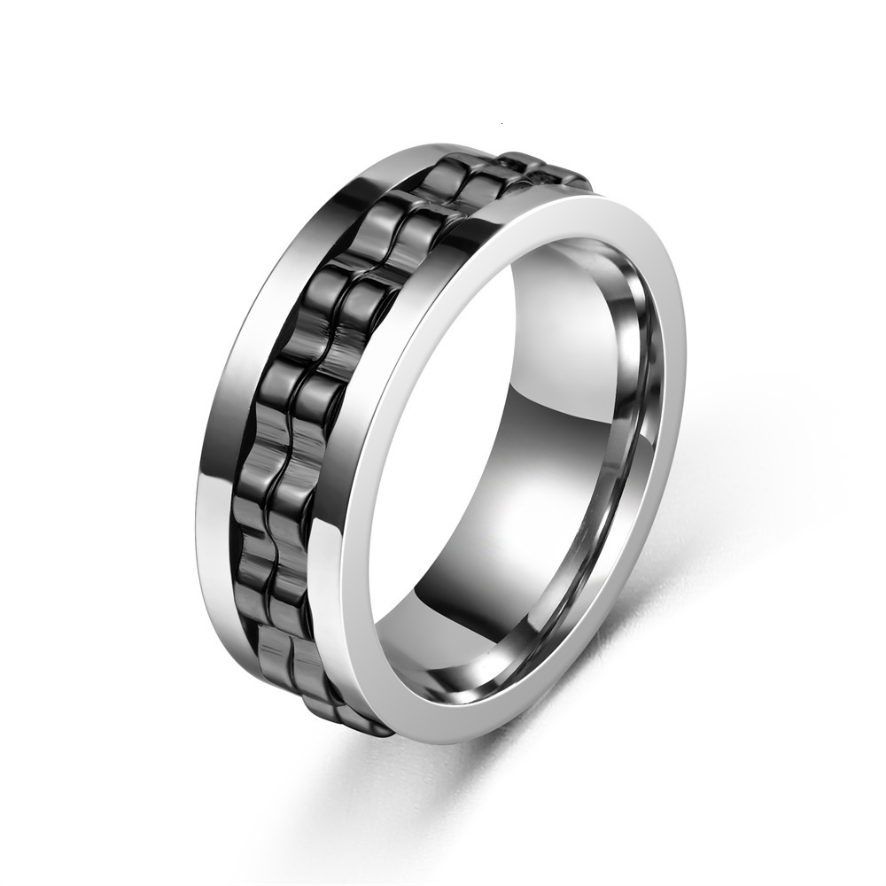 New best-selling niche stress relieving and anti anxiety gear for men, trendy rotatable ring