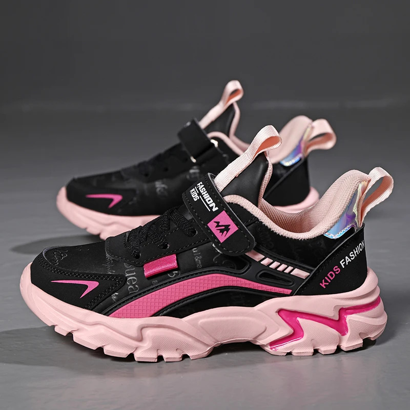 Childrens sports shoes running school leisure sports breathable and non slip sports shoes childrens outdoor walking tennis all seasons 250403