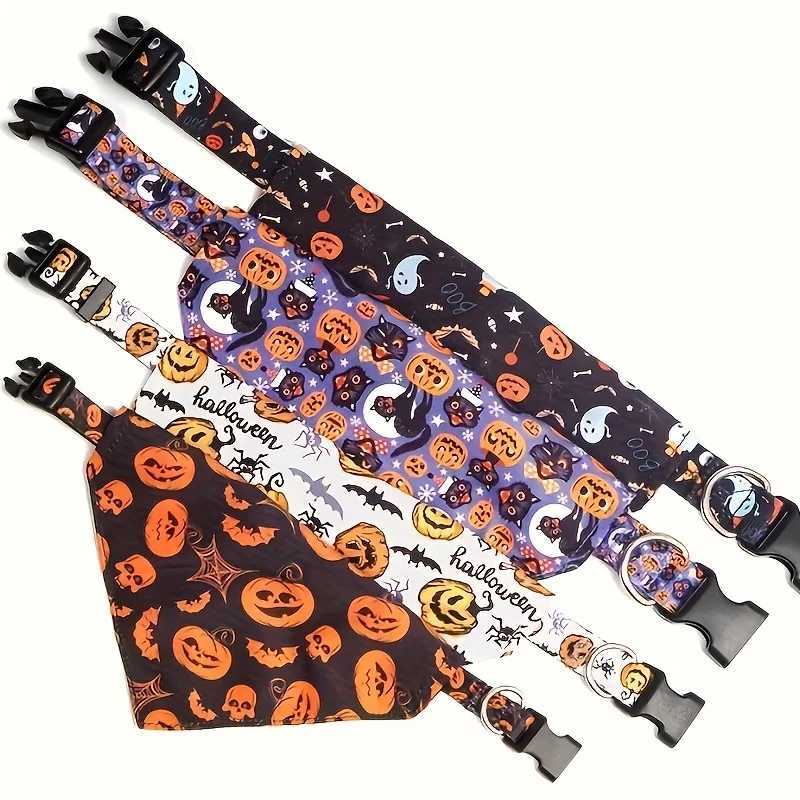 High Quality New pet supplies Halloween dog Sally Wa towel collar cat triangle scarf bib T250407