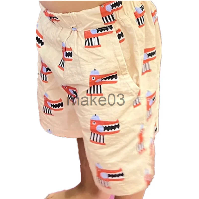 Korean 2025 Clothing Boys Fashion Printed Short Shirt Top+Short sleeved Childrens Boutique Set J250403