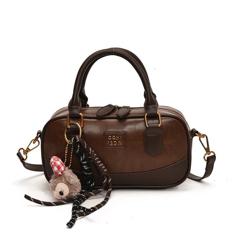 2025S Designer Women S Bag Fashion Handbag For Women Autumn Winter Bowling Stylish Contrasting Color Small Square Bag High End Crossbody Bag