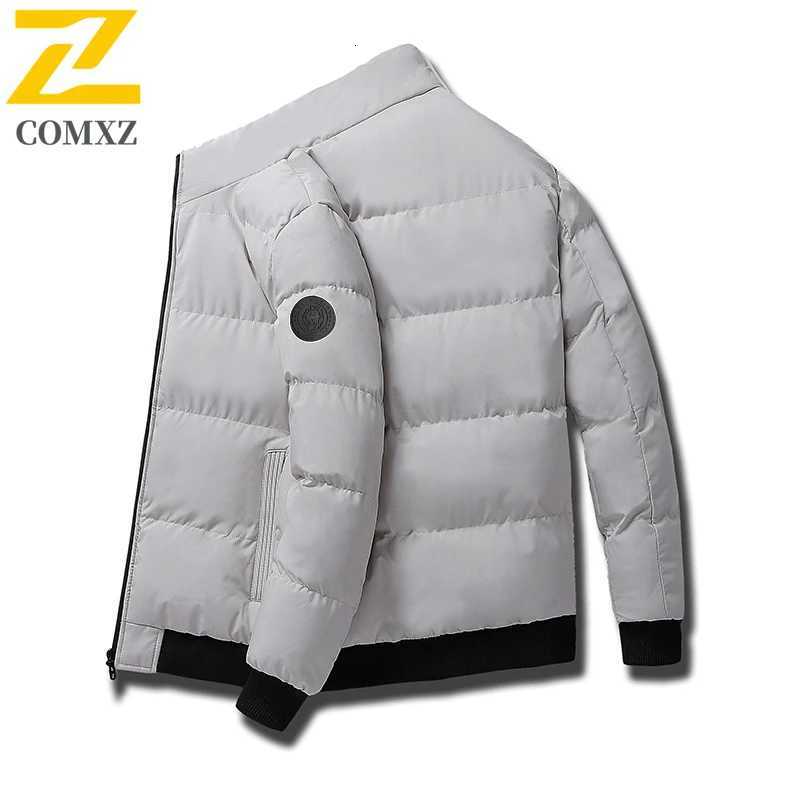 Winter High Quality Cotton Coat Black Stand Collar Fashion Epaulets Design Warm Coat Casual Outdoor Work Cold Proof Jacket 5XLT251107