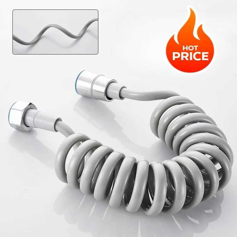 Upgraded Toilet Spray Gun Kit - Telescopic Spring Hose Shower Extension Mti-pose Elastic Water Pipe for Faucet Bathro Y251107