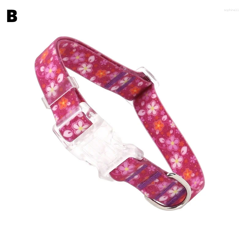 Update Colorful Vacation Pet Collar Durable Webbing Necklace For Small Large Dog Waterproof Adjustable Buckle Soft Collars Supplies