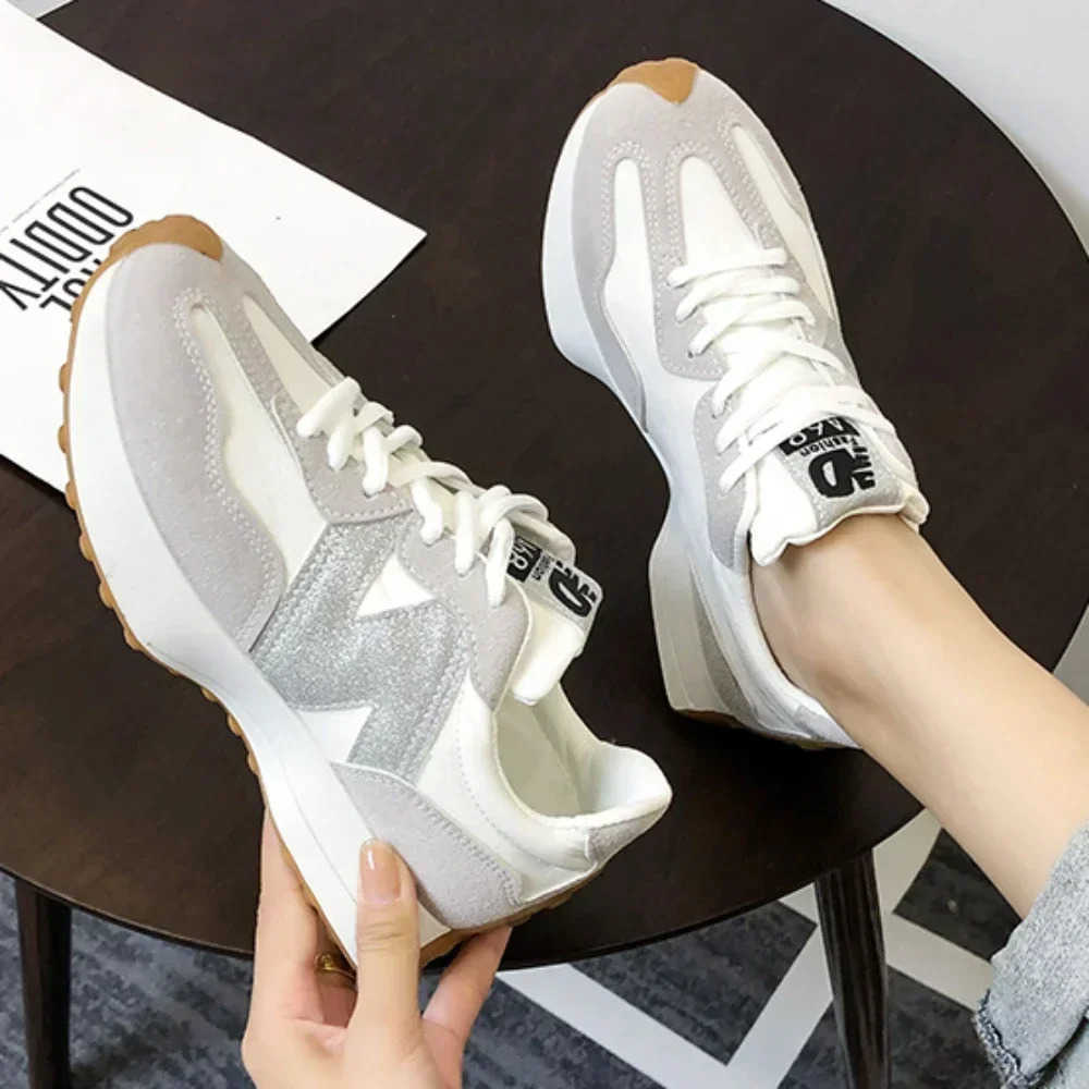 Sneakers Wen Causal Walking Shoes Wan Summer Fi Mesh Breathable Lace Up Sports Platform Shoes for Wen Designer Shoes Z250407