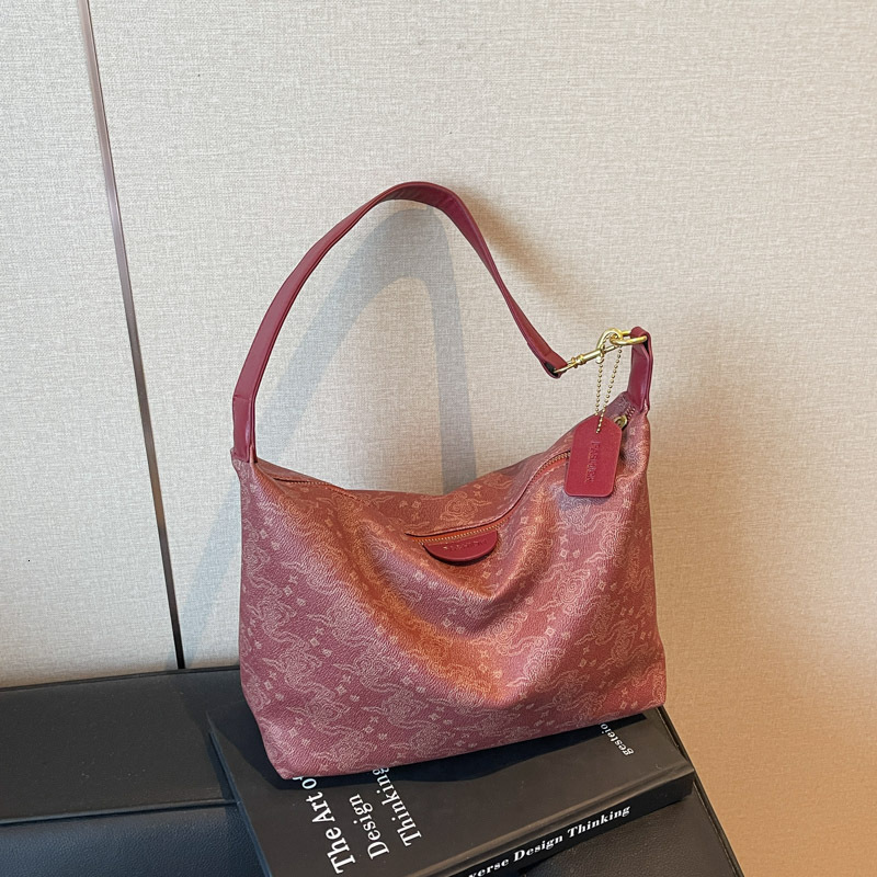 designer bag 2025 Spring New Women's Shoulder Simple Large Capacity Handbag Fashion Casual Tote Bag coachtotebag