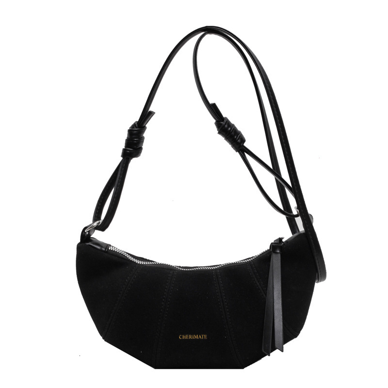 2025S Designer Women S Bag Autumn New Women S Versatile Light Luxury Simple Bull Horn Bag Fashion Single Shoulder Crossbody Bag