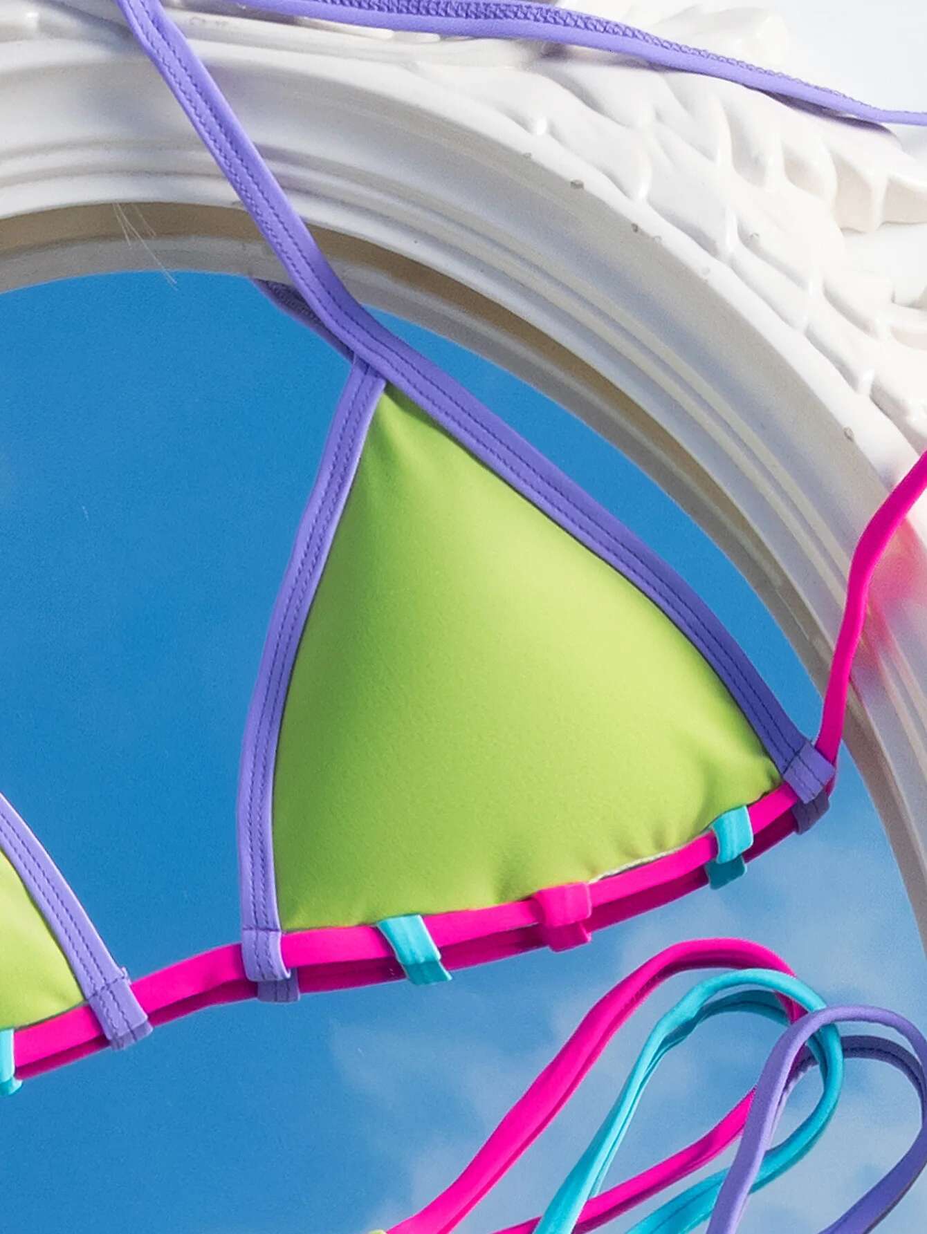 Dongdumaoyi Sexy Hollow Out High Waist Bikinis Sets Women Green Patchwork Push Up Micro Swimsuit Summer Bathing Suit Swimwear Biquini
