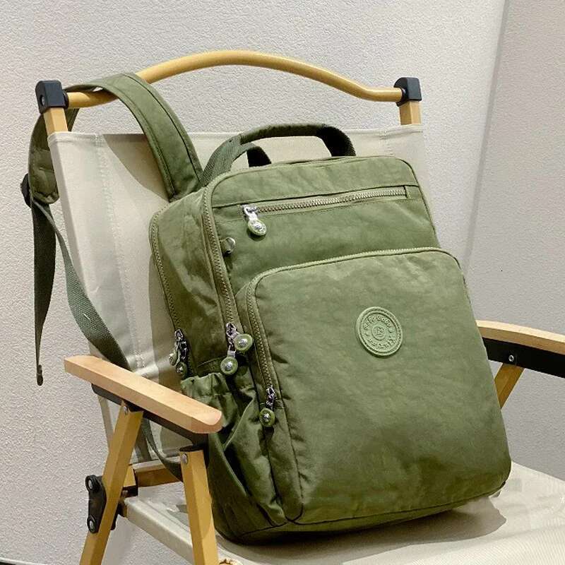 New Fashional High-Capacity Women Nylon Waterproof Casual Man Backpack Lightweight Bags For Lovers Laptop Bagpack