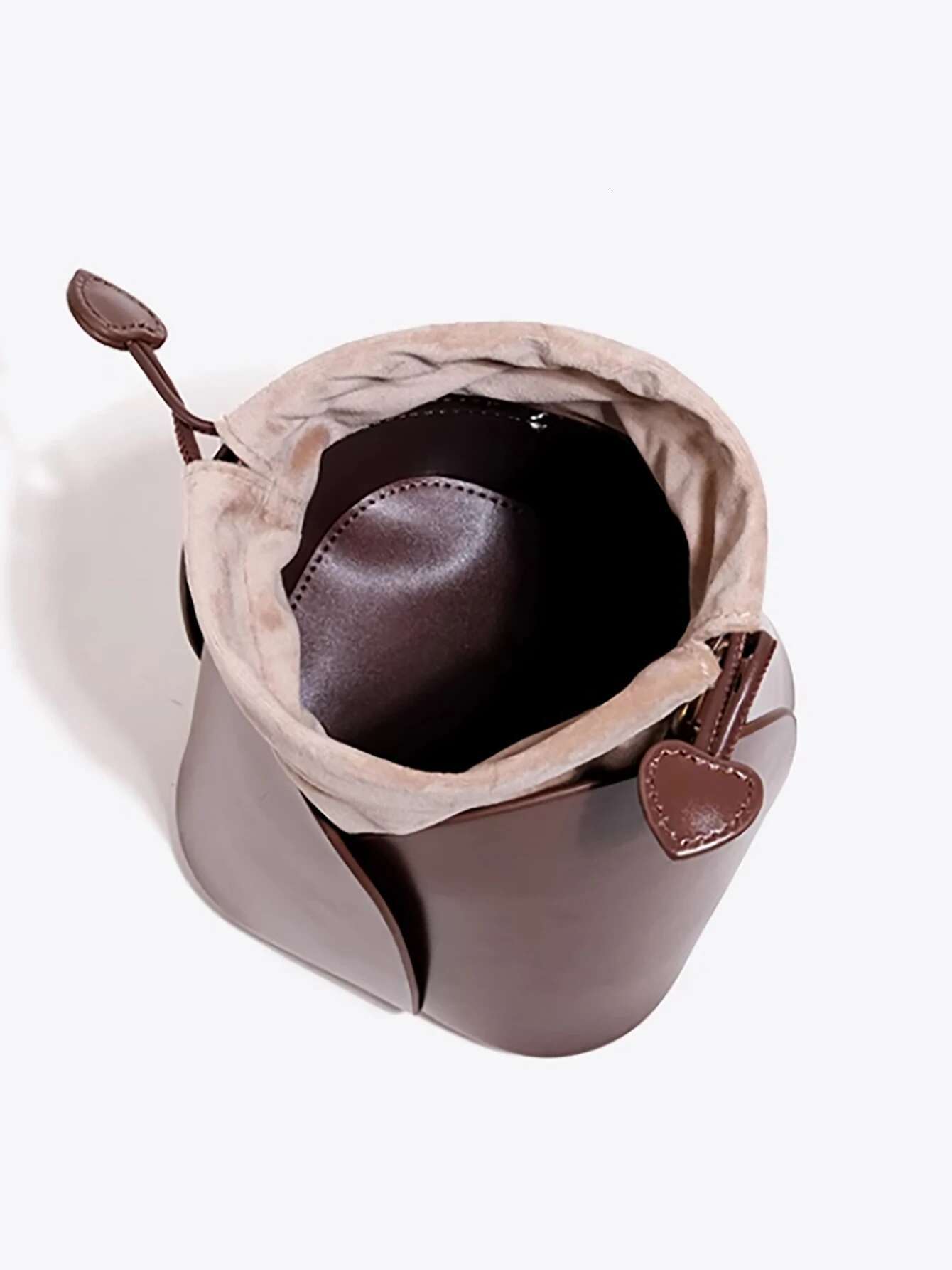 Drawstring Pocket Petals New Vegetable Basket Bucket Niche Design Retro Handbag Women's Shoulder Crossbody Bag