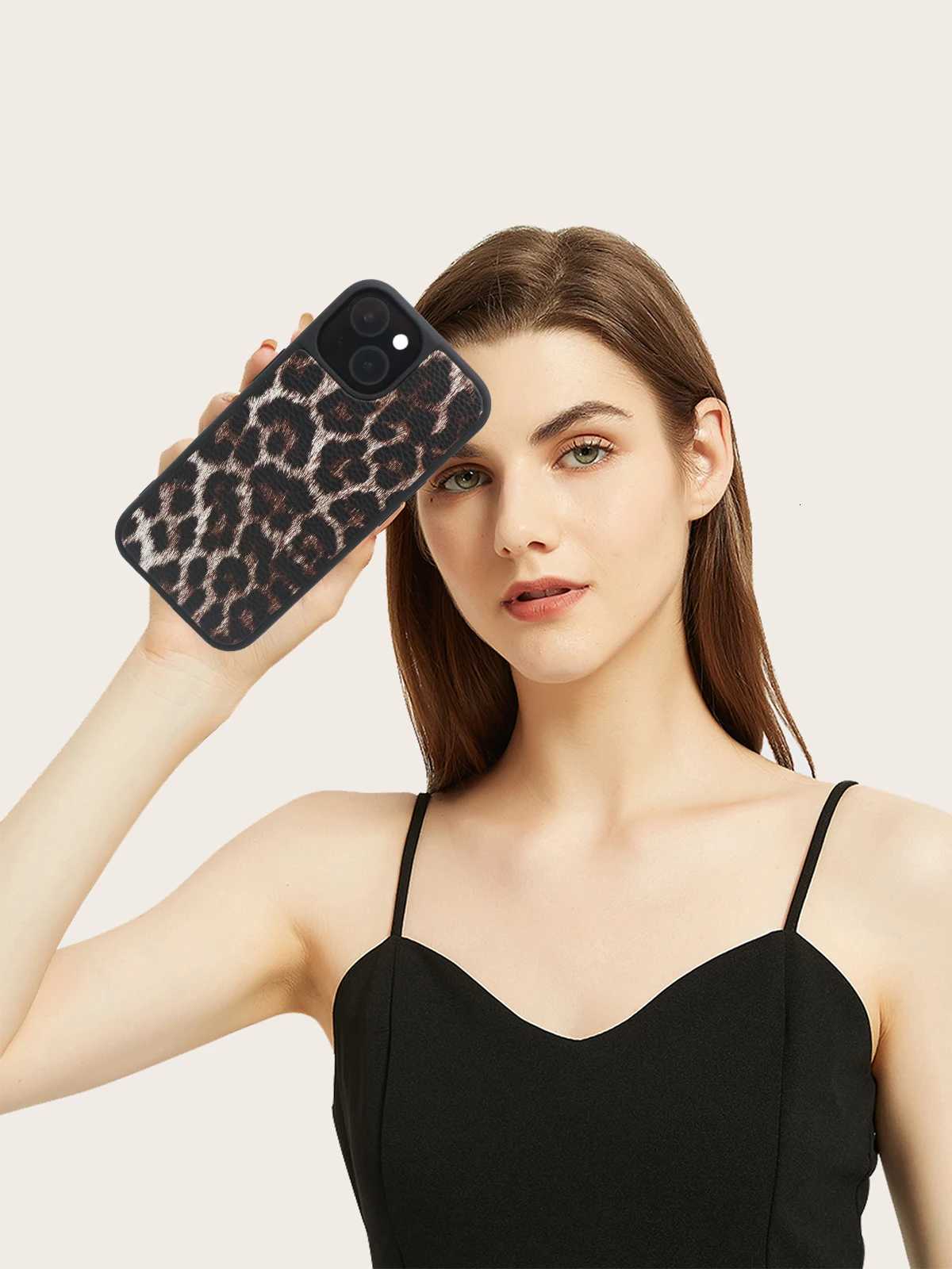 Fashionable and cool solid color PU leather dustproof and shockproof technology phone case suitable for iPhone 16 15 14 13 12 C251107