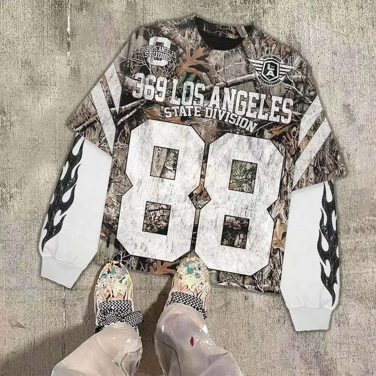 American Summer New Digital Printing Men's Breathable Loose Sports Streetwear Hip-Hop Trend Gothic Casual Couple Jerseys