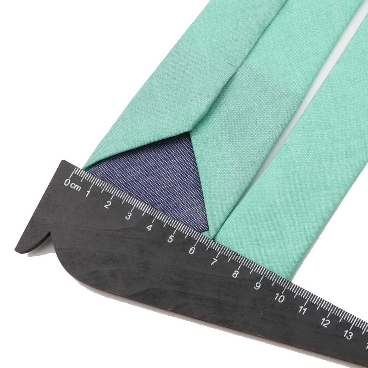 Solid Color Handmade Cotton Ties Men Necktie Striped Narrow Collar Slim Sage Green Casual Tie Wedding Suit Accessories Gift X250407
