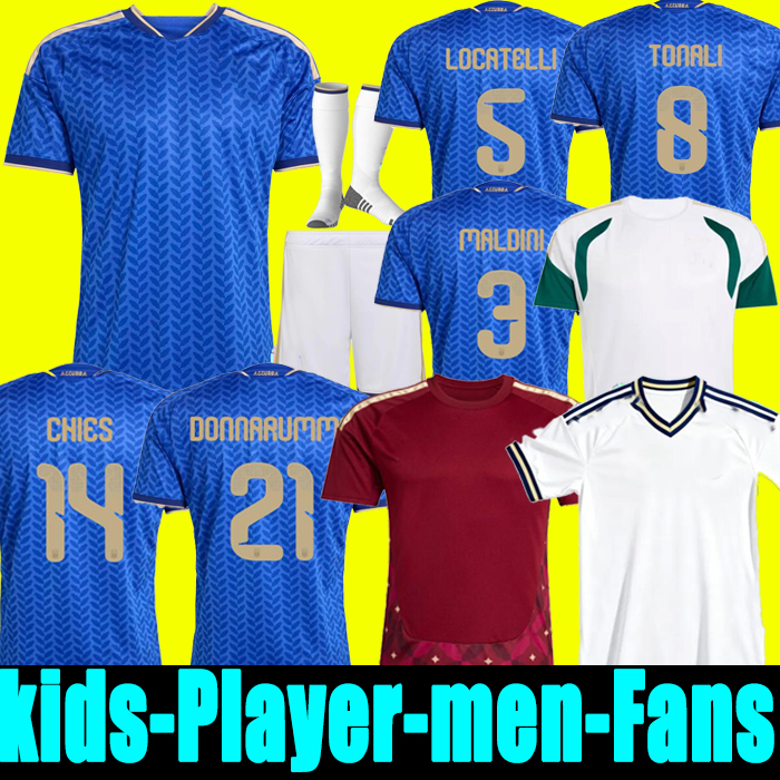Italyes Jerseys 2026 football Shirt kids kit home away third kids kits 2025 2026 player fans version