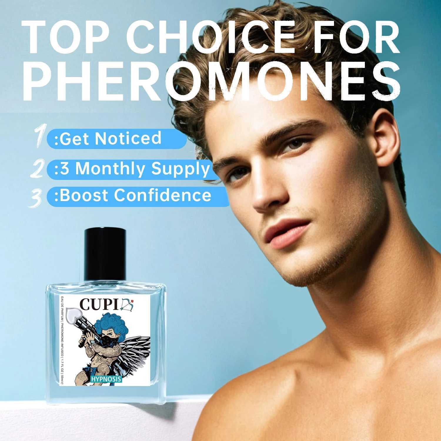 50ml Cupid Cologne Perfume Pheromone Cologne for Men Long Lasting Enhances Intimacy High Quality Hombre Perfume Attract Women C251107