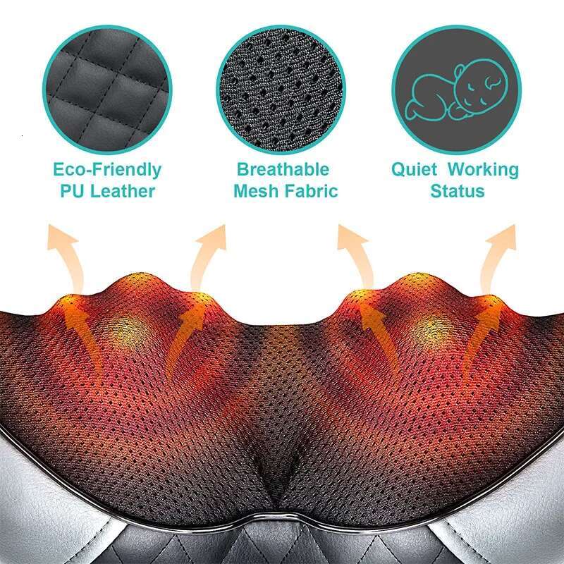 Medcursor Electric Massager And Shoulder Kneading Pillow Neck Cervical Back Massage Shawl
