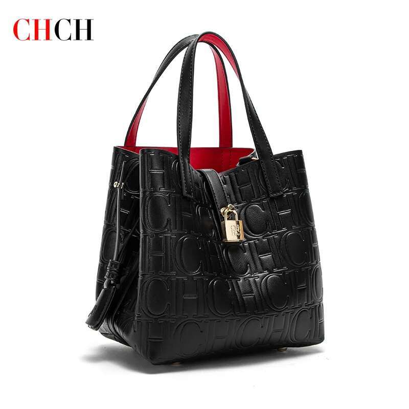 CHCH Women's Tote New Steel Emed Handheld Bun Mother Shopping Bag