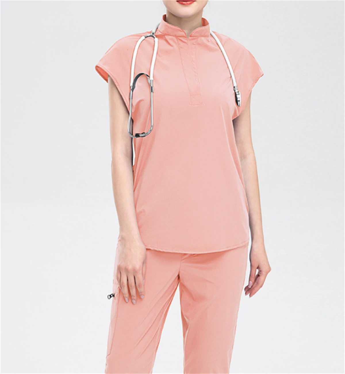 Women Scrubs Uniforms Female Hospital Beauty Salon Workwear Clinical Operating Room Nursing Pant Sets Doctor Nurse Wear 250402