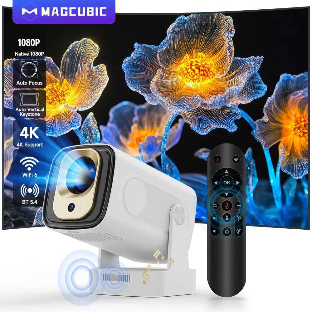 Magcubic HY310 Mini Projector Auto Focus 4K Native 1080P 330ANSI Android11 5W Speaker Air Mouse Voice Assistant Upgrated HY300 X250407