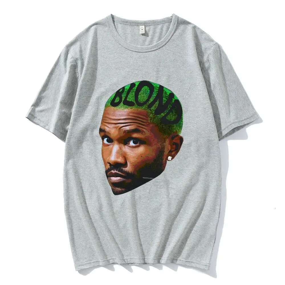 Frank Vintage Graphic T Shirt Blond Hip Hop Popular Music Singer R&B T-Shirt Men Women Fashion Oversized Short Sleeve T-Shirts