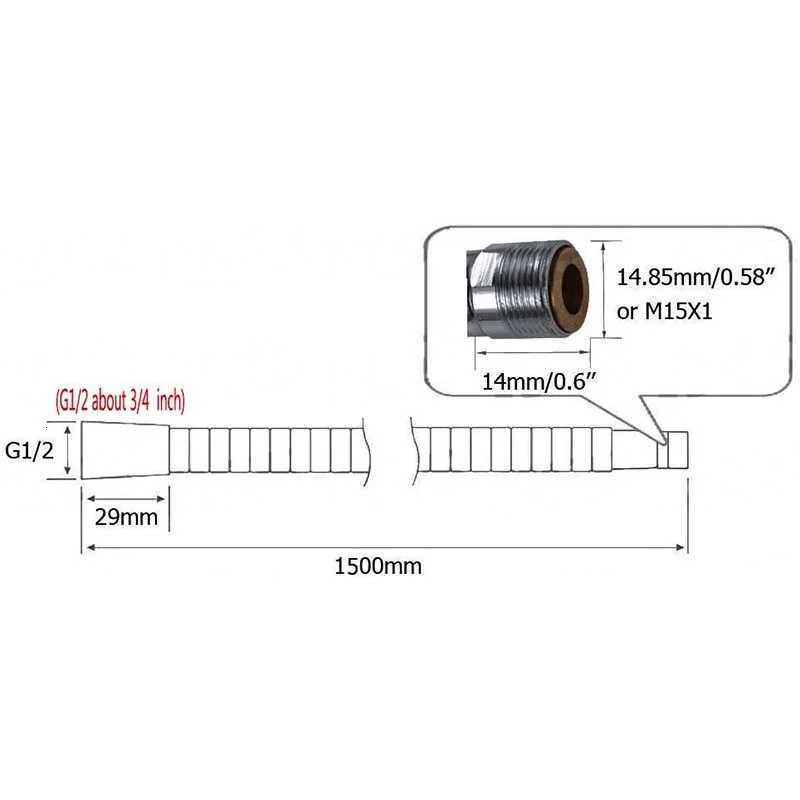 Black / Gray Nylon Wire Kitchen Faucet Pl Out Faucet Hoses Gray Nylon Pl-out Hose Tube Kitchen Wash Basin Sink Basin Connect Y251107