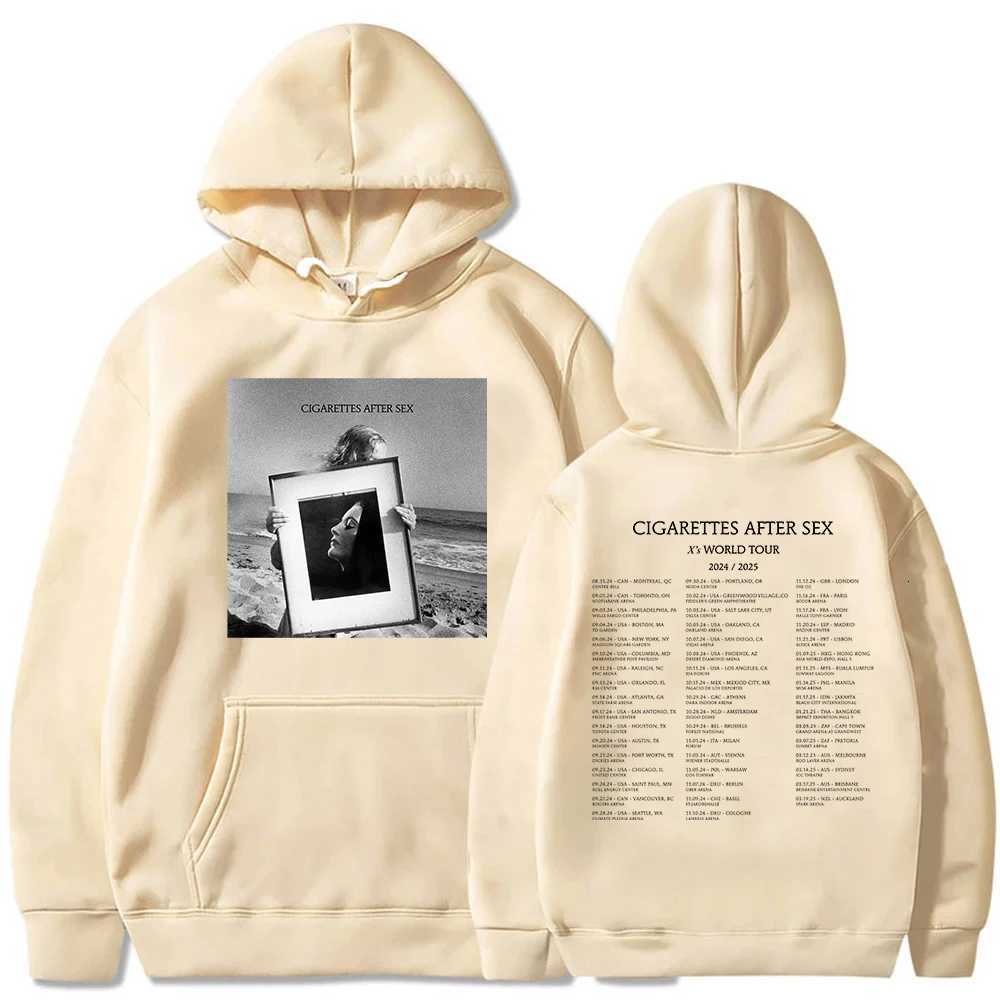 Cigarettes After Sex Xs World Tour 2024 Hoodie Women Men Pullover Sweatshirt Sudadera Harajuku TopsY251107