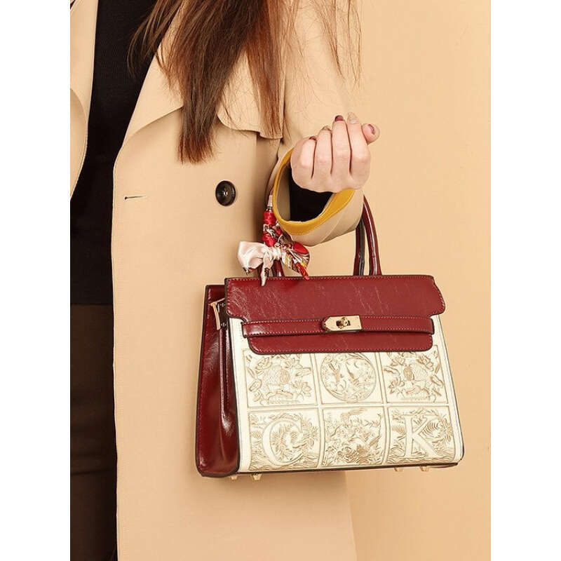 Designer Bag Mother S Day Gift For Mom New Style Elegant Middle Aged Women Large Capacity Crossbody Handbag