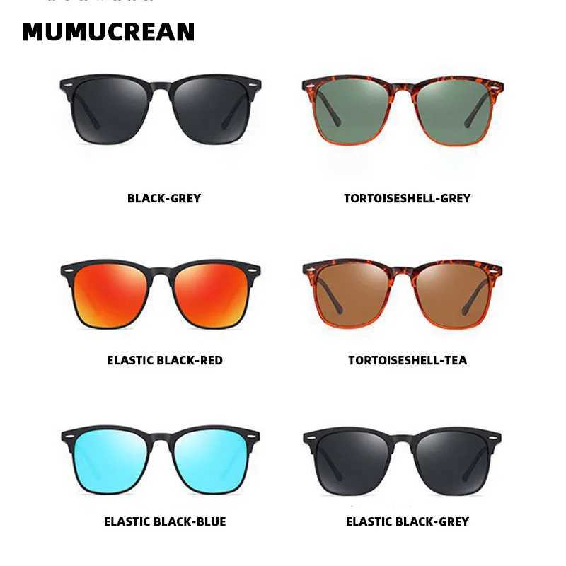 New Polarized Sunglasses Classic Retro Men Sun glasses Outdoor Sunglasses UV400 Plastic Square Trend Shades EyewearC250411