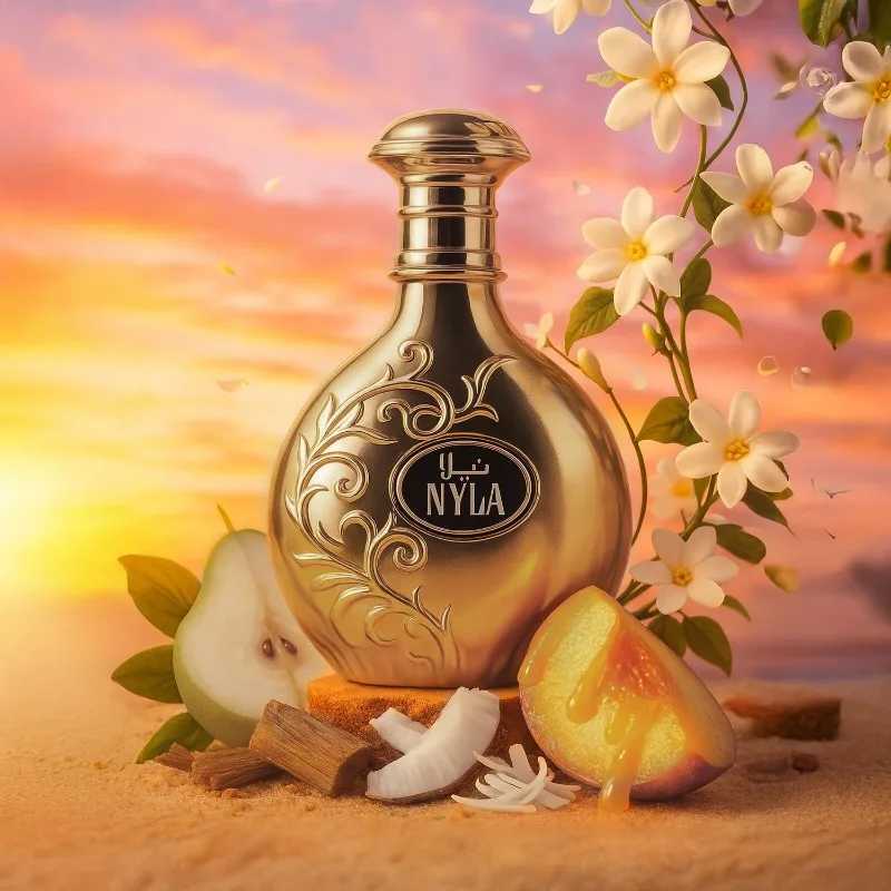 ARABIYAT Nyla Eau De Parfum Spray for Unisex 80ml Arab Perfumes Lasting Wood Pheromones Perfume Cologne Makeup Present C251107